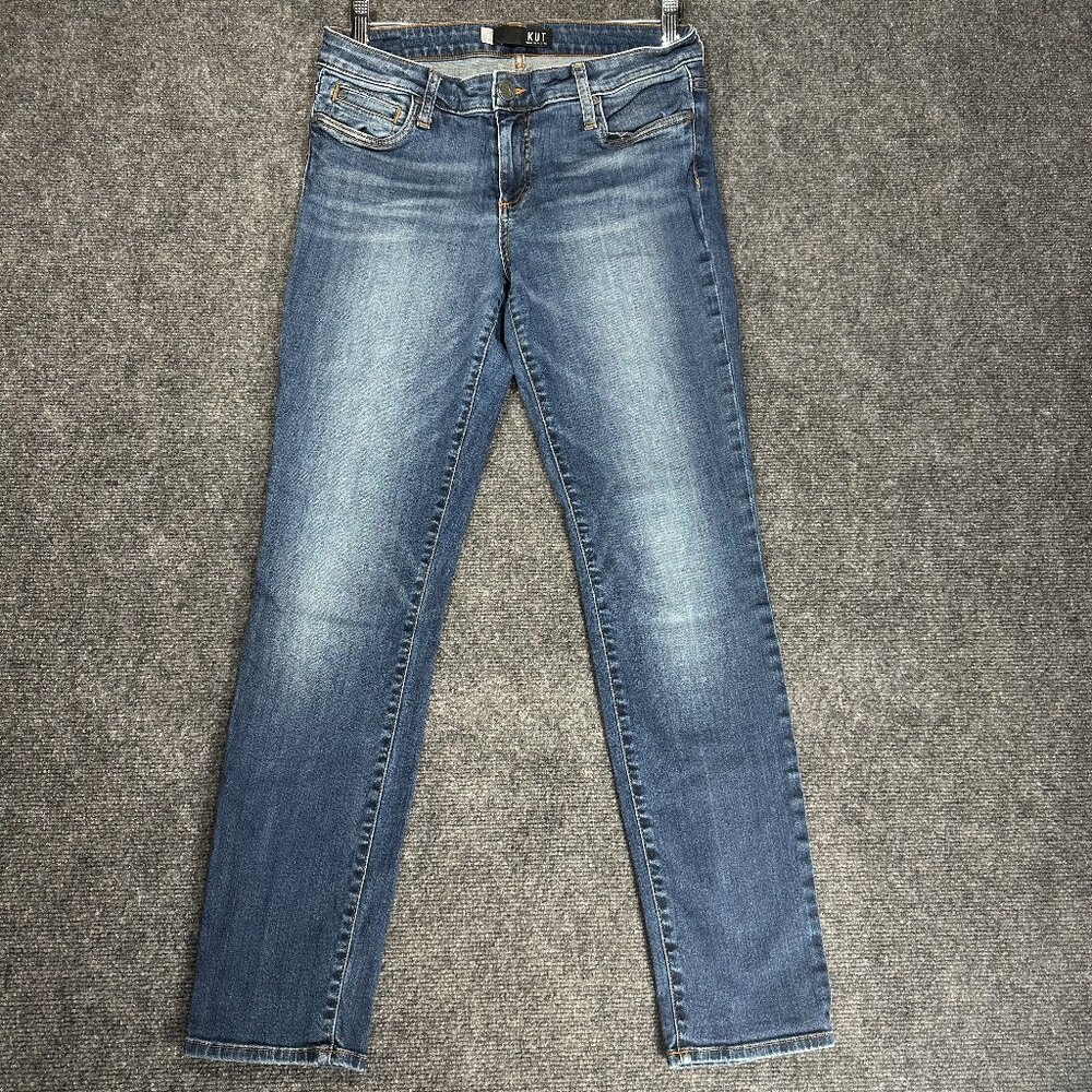 Kut From The Kloth Jeans Womens 6 Catherine Boyfriend Pockets Cotton Stretch